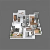 Codename T Square 2 BHK floor plan in Tathawade, Pune view 4